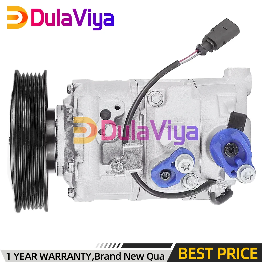 

AC Compressor with 6Groove Pulley For Audi A6 06-11 A6 Quattro Q5 S4 S5 4F0260805AB 4F0260805AF 4F0260805D 4F0260805F 4F0260805R