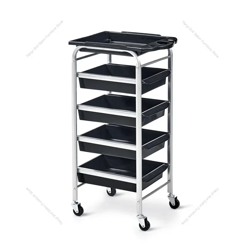 

Italian Style Simplicity Trolley Storable Barber Shop Modern Trolley Designer Multifunctional Furniture Pousser Un Chariot HBSC