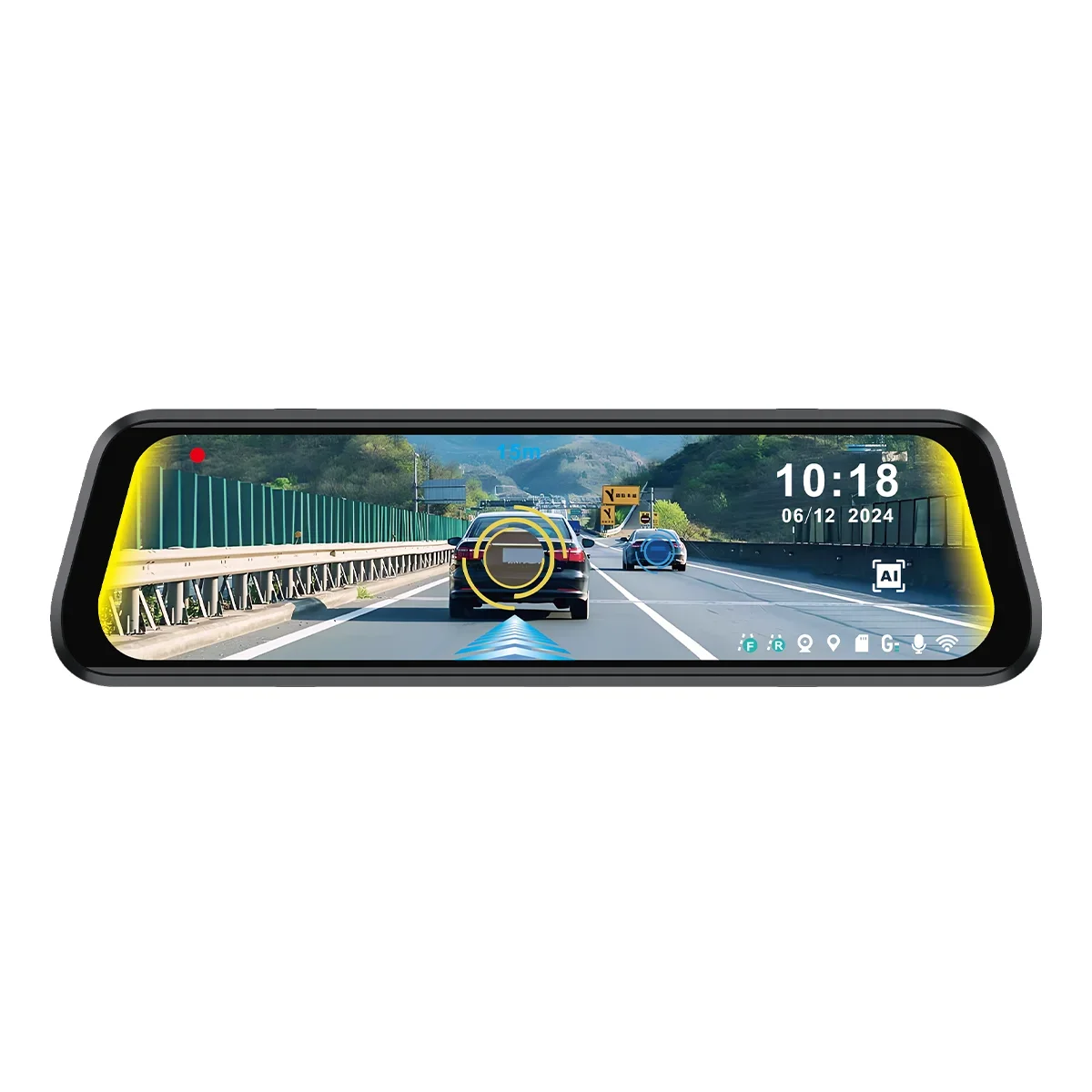 AI vision driving BSD blind spot assistance system lane departure collision prevention safety warning driving recorder
