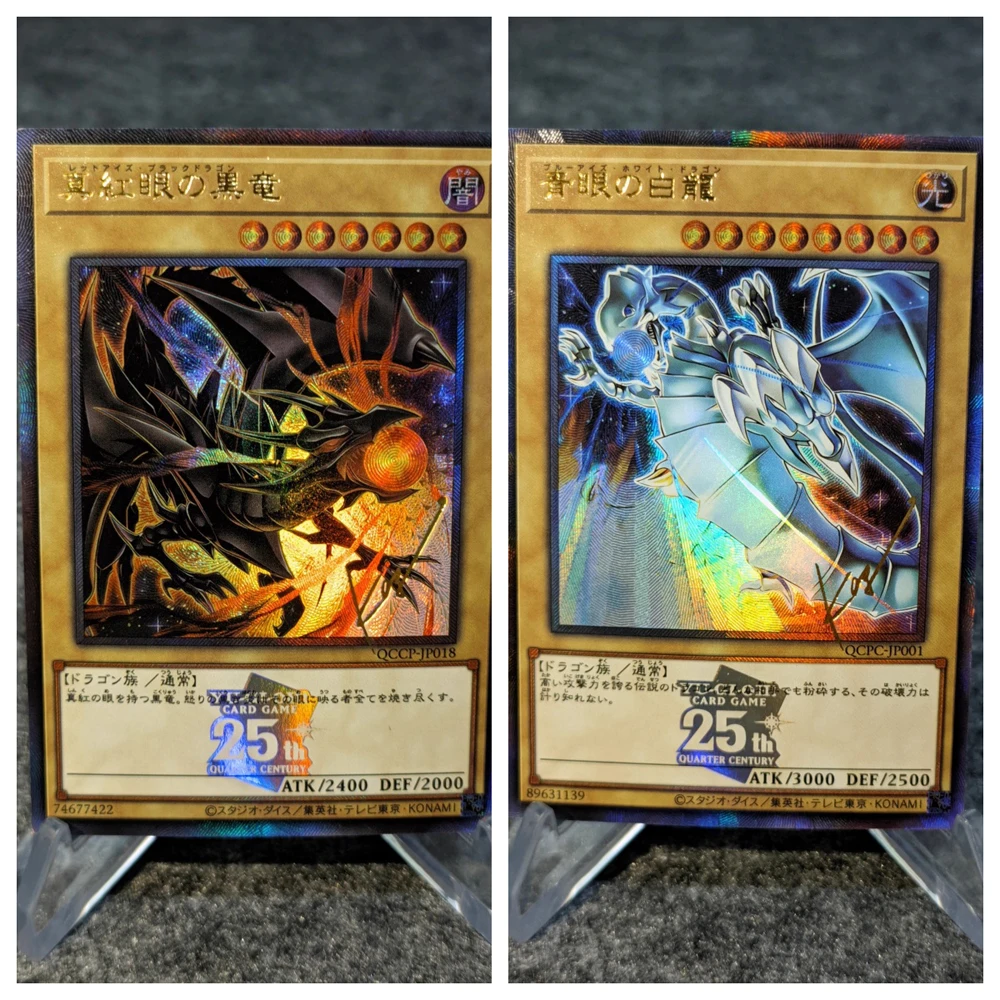 DIY Yu-Gi-Oh! Dark Magician Red-Eyes Black Dragon Blue-Eyes White Dragon Anime Peripheral Game Collection Card Holiday Gift