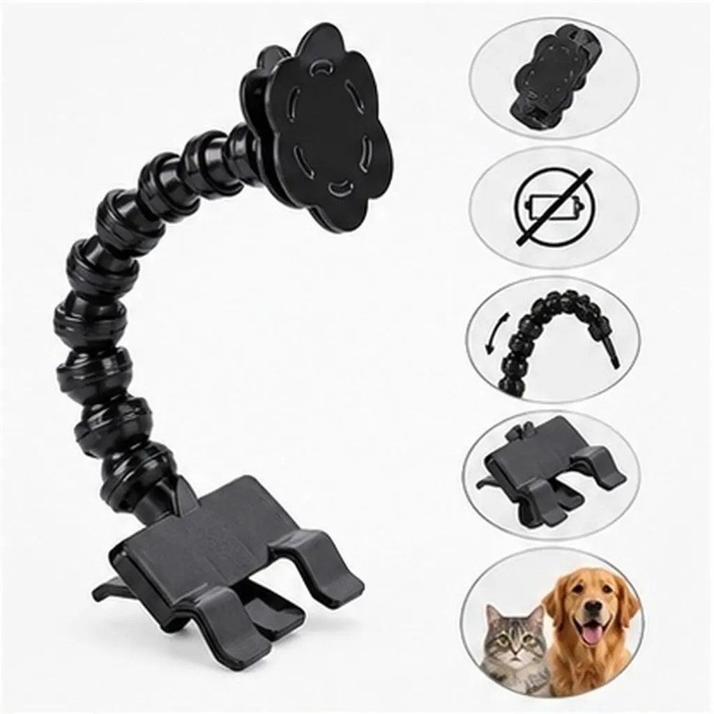 14.6cm Lightweight Pet Photography Stick Phone Holder for Dogs Cats Selfie Tool Instant Setup No Charging Handy Small Size Photo