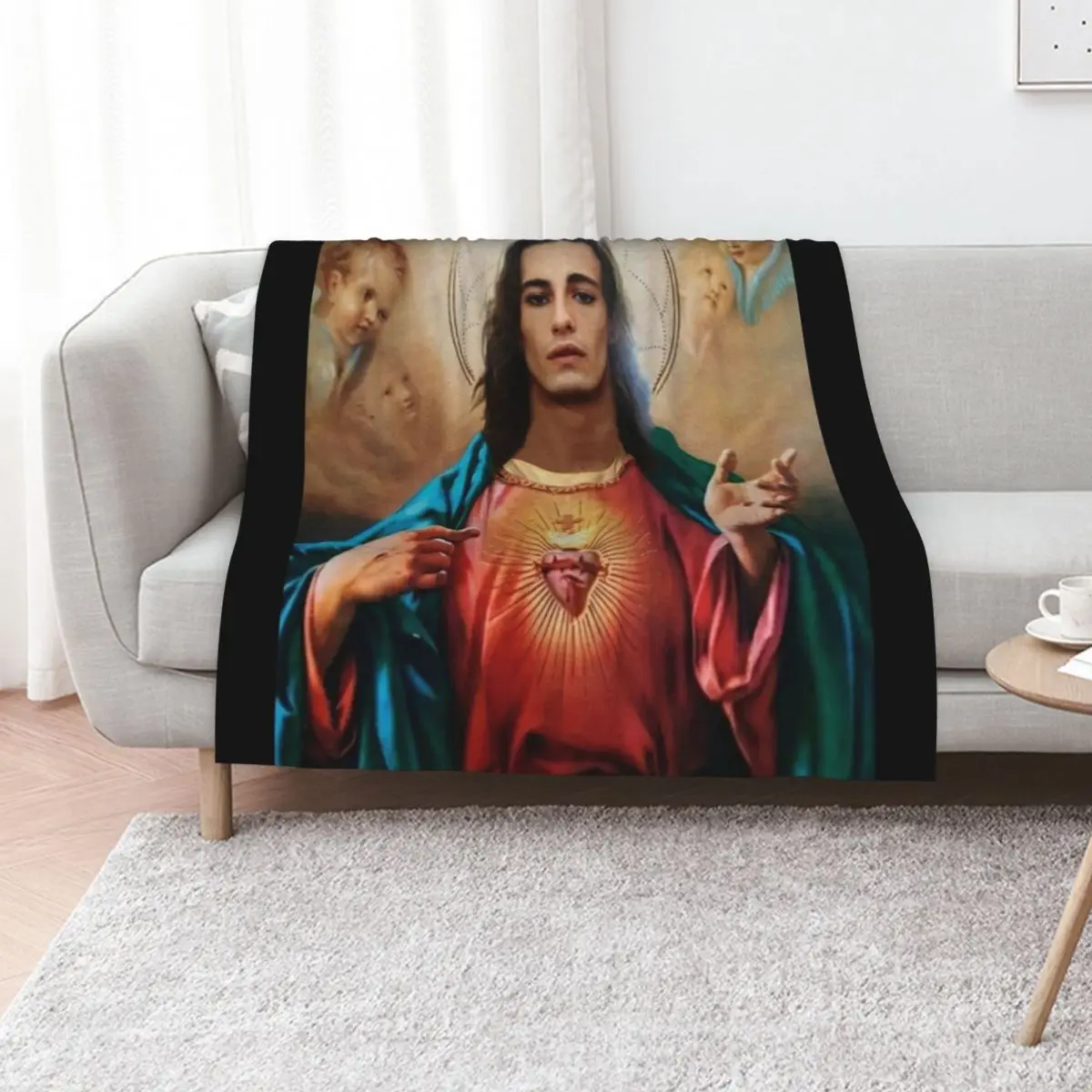 

Damiano as Jesus Throw Blanket Kid'S Hair cosplay anime decorative Blankets