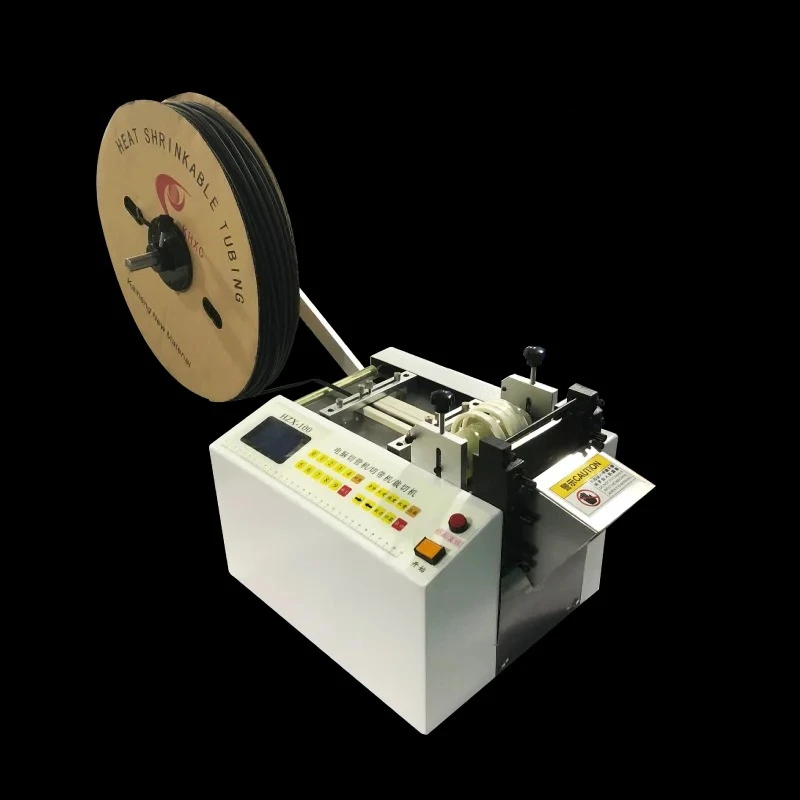Microcomputer heat shrink tube cutting machine, cutting machine, fully automatic tube cutting machine
