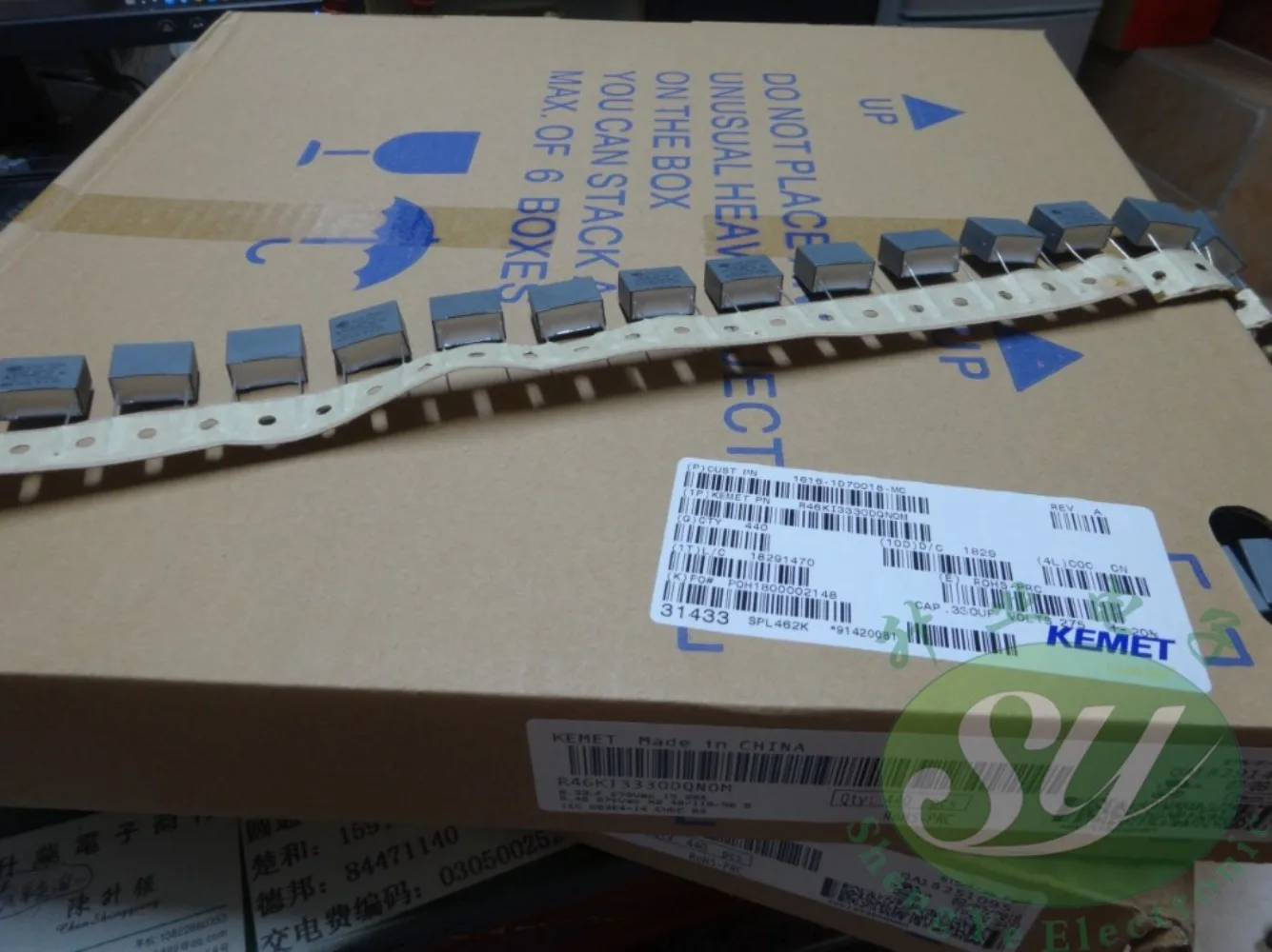 10PCS AV R46KI3330DQ 0.33uf/275VAC 330nf u33 334 New film capacitor