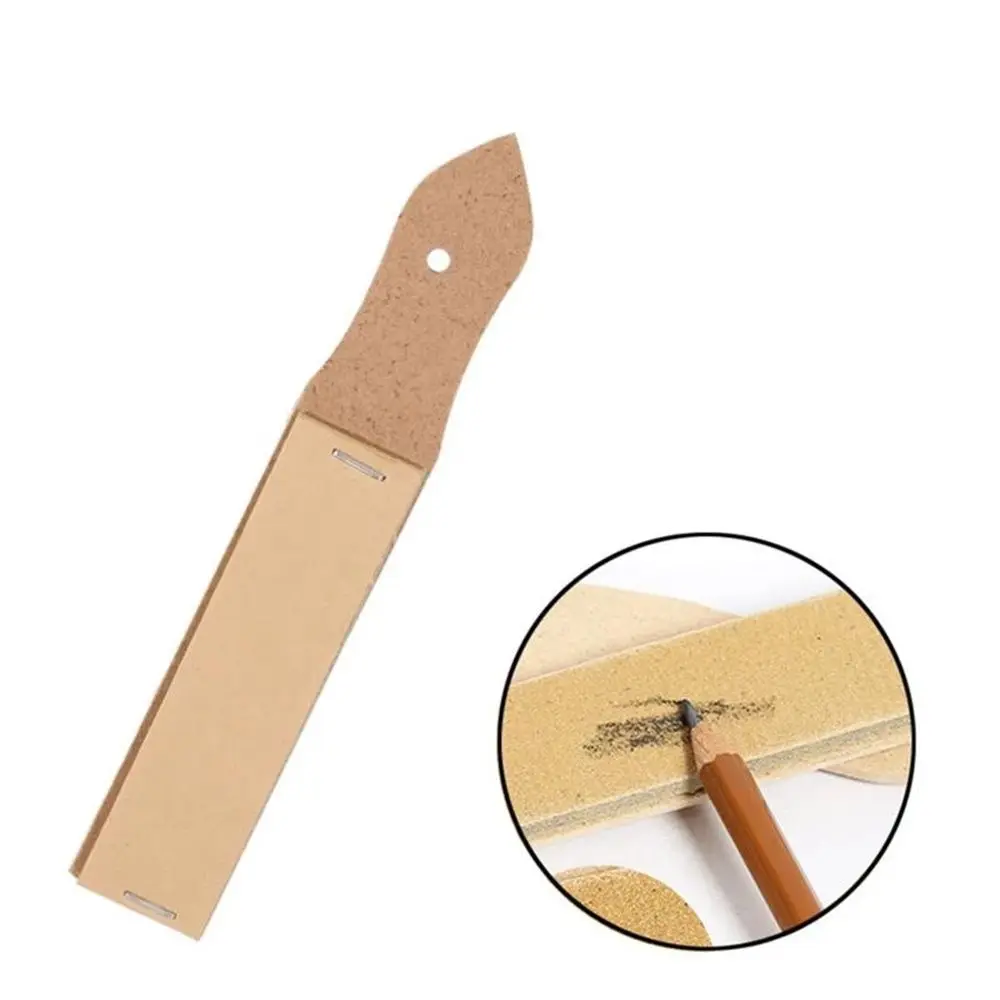 

Students Durable Drawing Sharpening Pencil Sharpeners Rub Brush Sandpaper Board Pencil Sandpaper Powder Paper Pencil Polishing