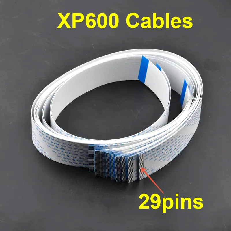 

10 шт., 29 контактов, кабель печатающей головки для Epson XP600 TX800 TX700 TX720 TX820, планшетный УФ-принтер с растворителем, плоский кабель для передачи данных DX10 с печатающей головкой