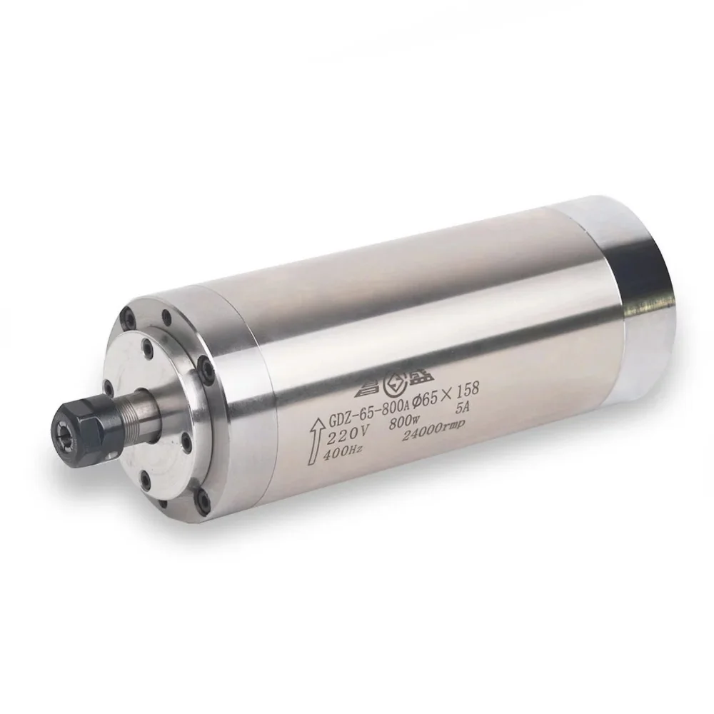 5.5KW CNC Machine Tool Spindle with BT30 Nose Joint Bearing Core Components for Stone Engraving