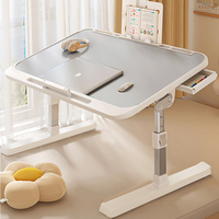 Laptop Desk Foldable Bed Table Adjustable Computer Desk Office Desk Children's Study Desk Bedroom Living Room Desk Adjustable