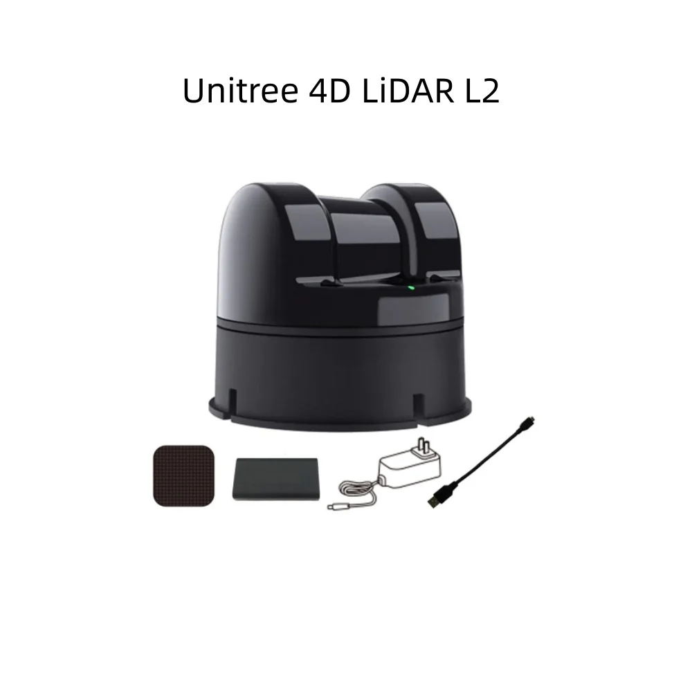 Unitree L2 4D 3D Lidar Sensor Scanner - 360°×90° 30 Meters(98.42ft) Wide Angle Scanning - 128K Points/s Frequency