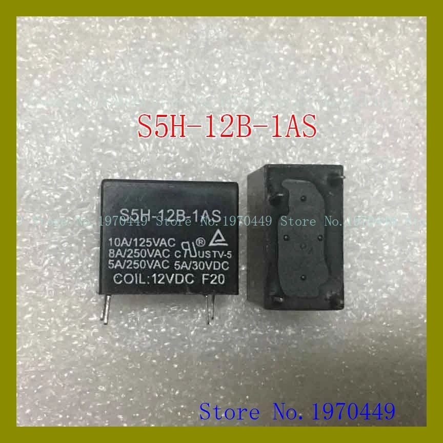 S5H-12B-1AS 4 8A 12V