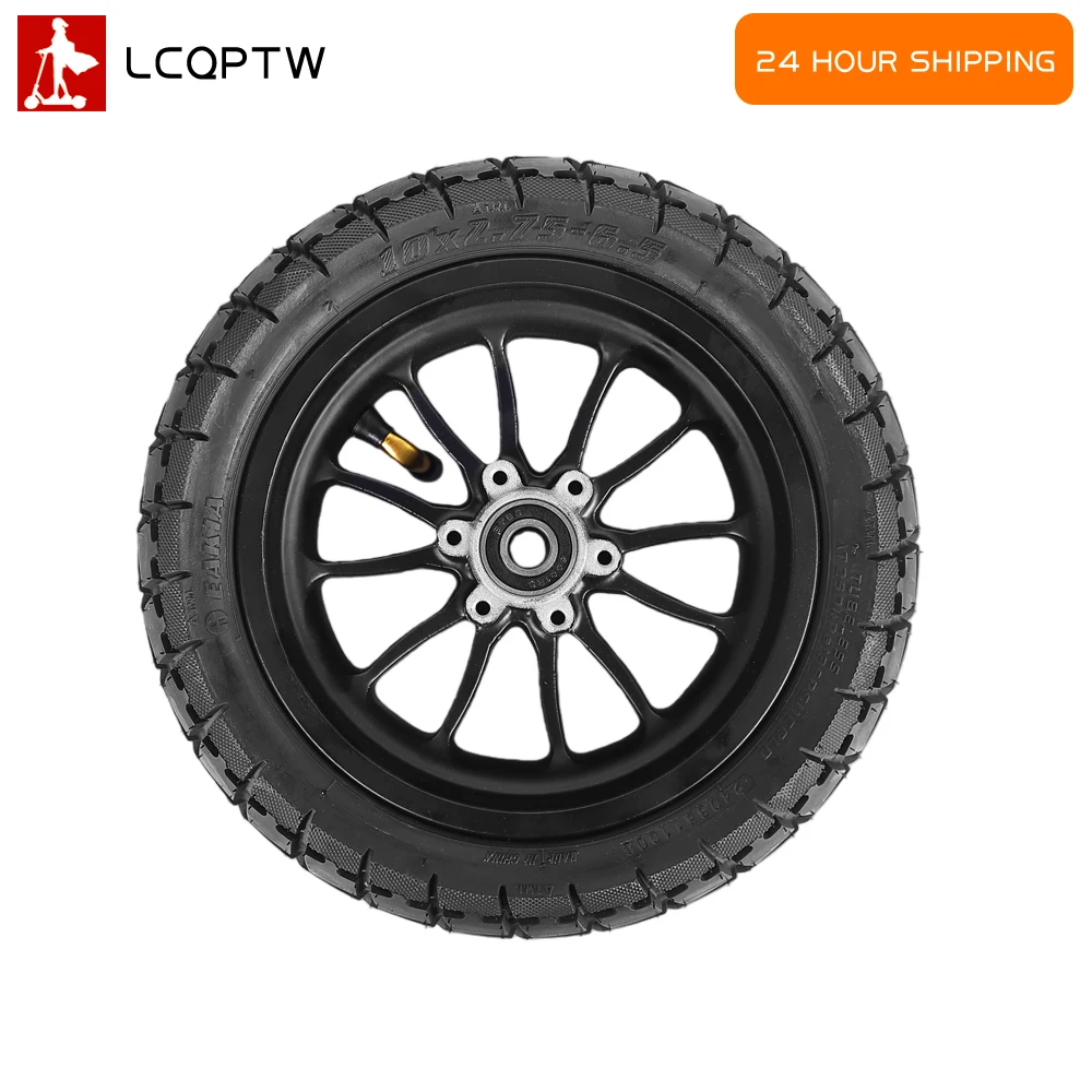 

Заднее колесо в сборе (ступица и шина) 10x2.75-6.5 для электросамоката KUGOO KIRIN A1 / Kukirin A1, высококачественные запчасти для ремонта