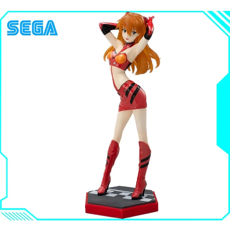 Sega Original Luminasta Evangelion Soryu Asuka Langrey PVC Anime Action Figure Model Collectible Toys Gift