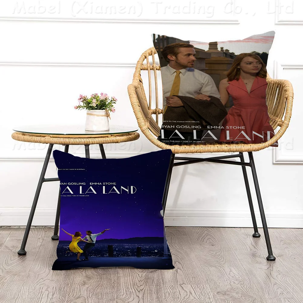 La La Land Pillow Gifts Home Office Furnishings Bedroom Sofa Car Cushion Cover Case 45x45cm