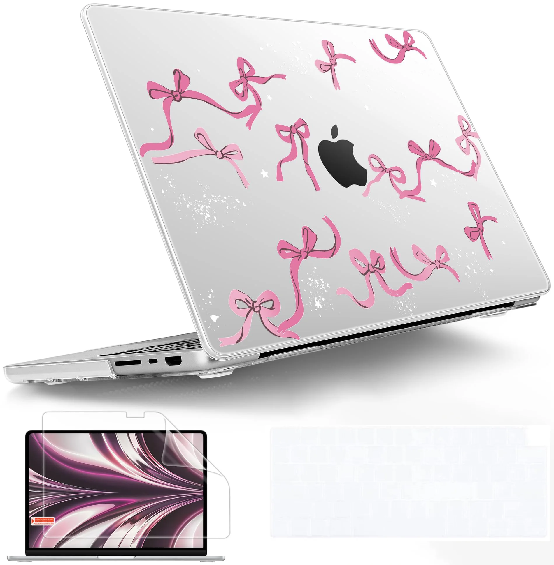 

Laptop Case For Macbook Air 13 15 M1 M2 A2337 A2338 A2681 A2941 Touch Bar ID Pro 14 M3 M4 2024 A3112 Mac 16 inch A3403 Funda