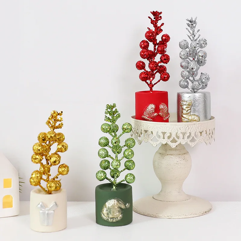 

Scandinavian Christmas Red Fruit Arrangement Christmas Simple Home Indoor Desktop Ins Style Decoration Decoration