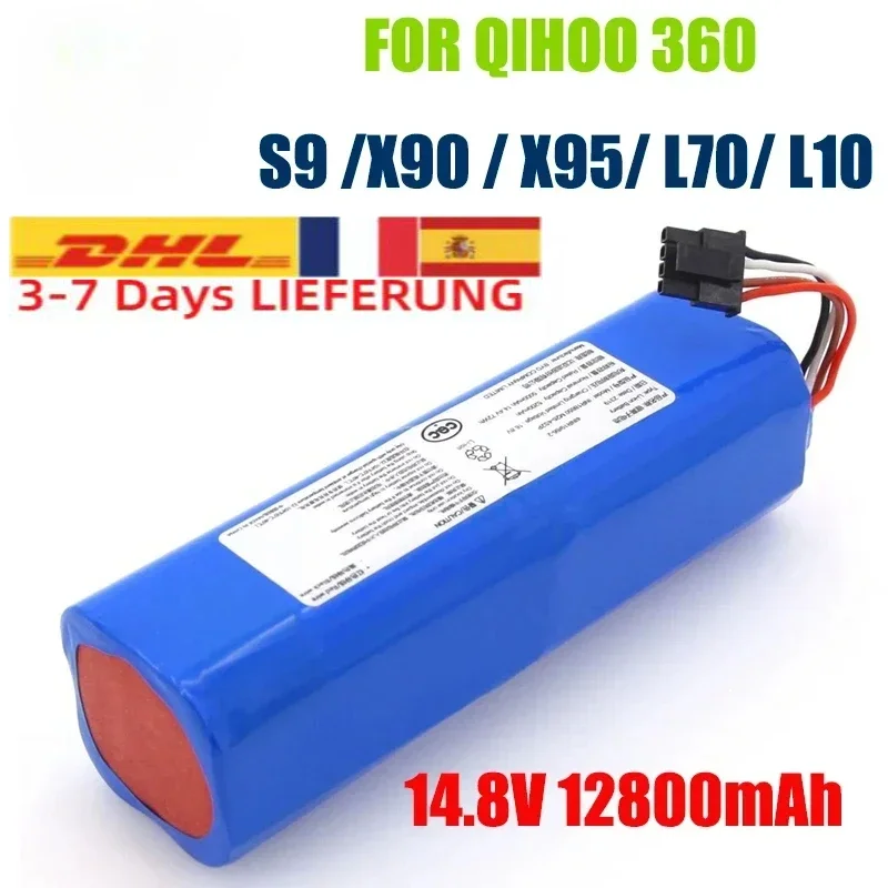 Original 12800mAh for Qihoo 360 X90 X95 S9 S10 Sweeping Robot Original Battery