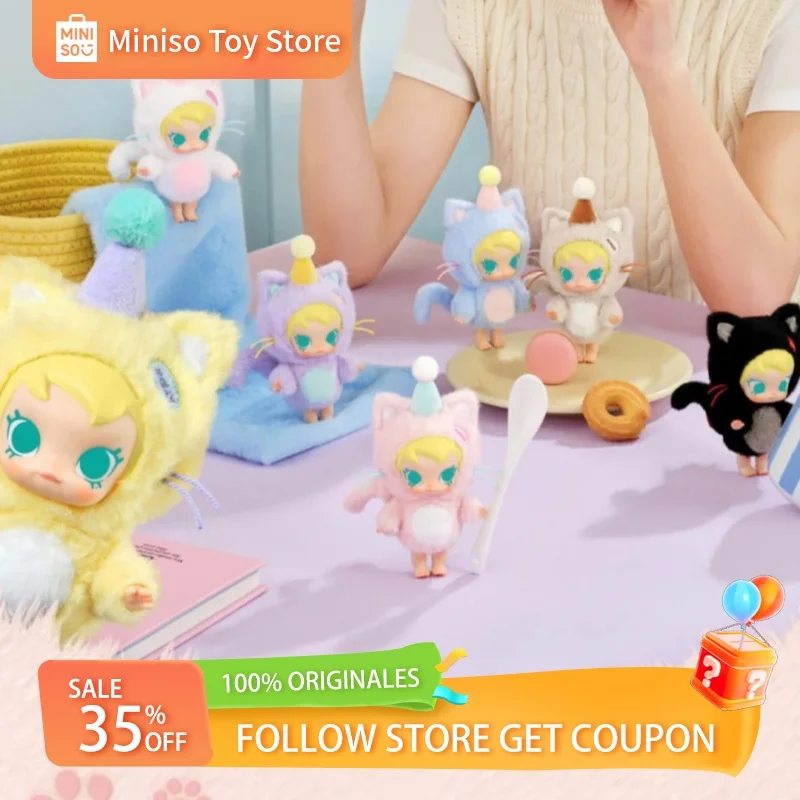 

POP MART Baby Molly Pocket Friends Series Mystery Blind Box Collectible Vinyl Plush Keychain Cute Design Gift for Collectors