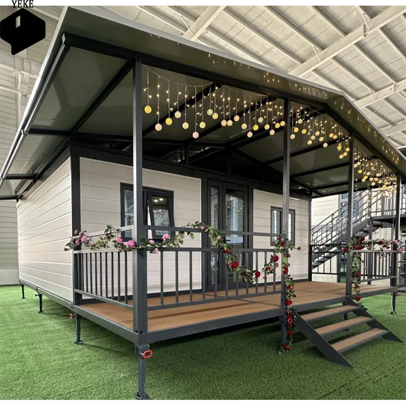 Customized Portable Casas Modular Apartment Prefab Cottage Prefabricated Flat Pack Container House And Other Prefab Houses