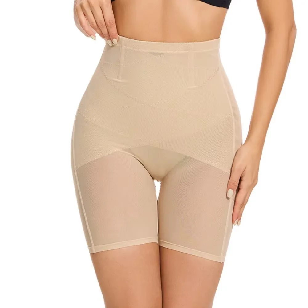 Women High Waist Tummy Control Boyshorts Butt Lifting Shapewear Anti-Exposure Soft Daily Comfy Shaper Shorts