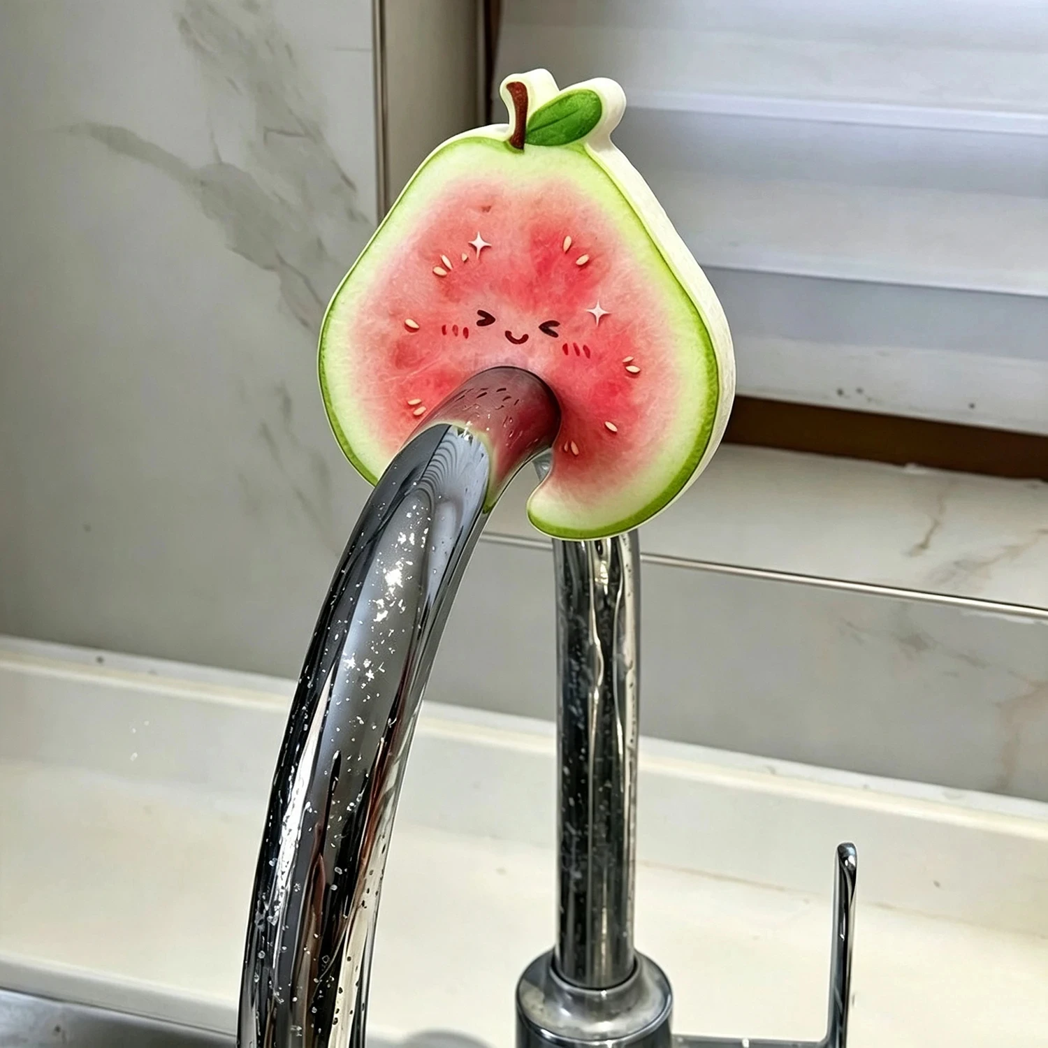 3 Pieces Cute Fruit Shape Sponge Scrubber Thick Kitchen Dish Washing Sponge Non‑stick Oil Pot Cleaning Pad Kitchen Gadget