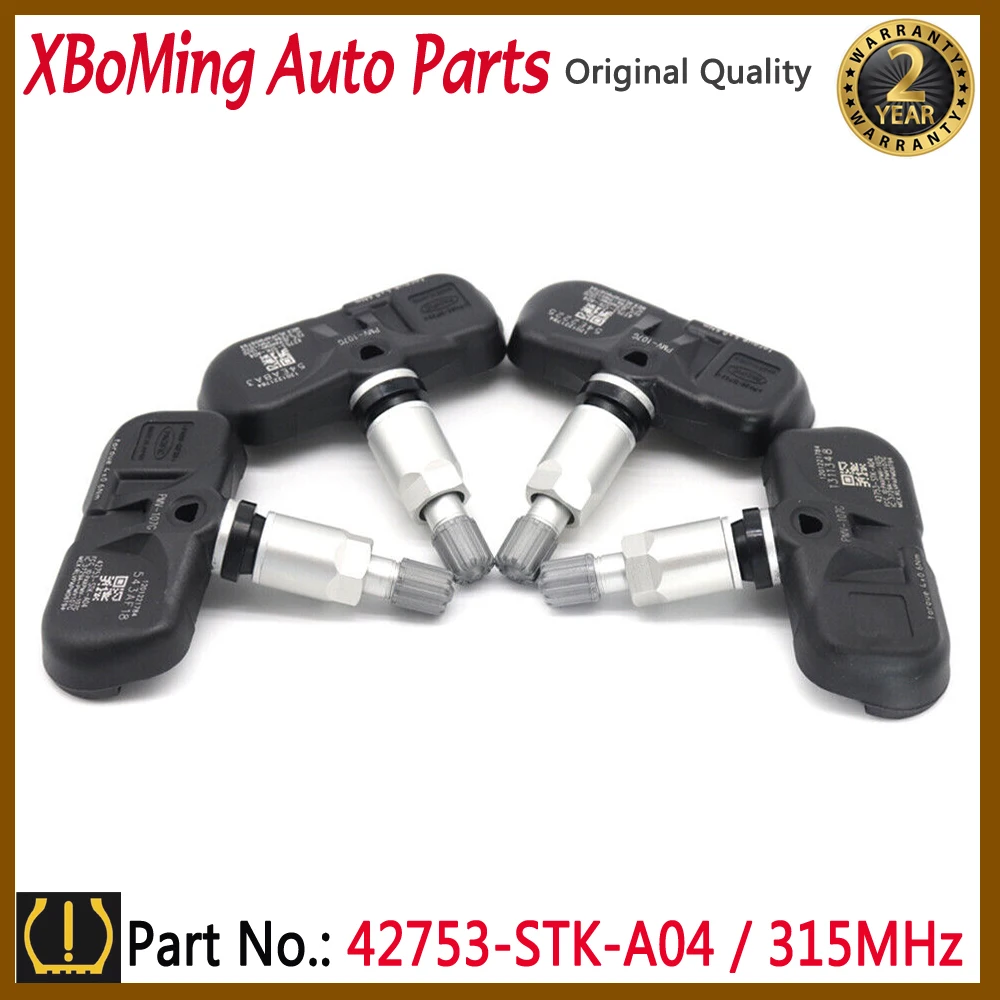 Система контроля давления в шинах TPMS 42753-STK-A04 для Acura MDX TSX RDX Honda Pilot 3.5L 2007-2015 315 МГц