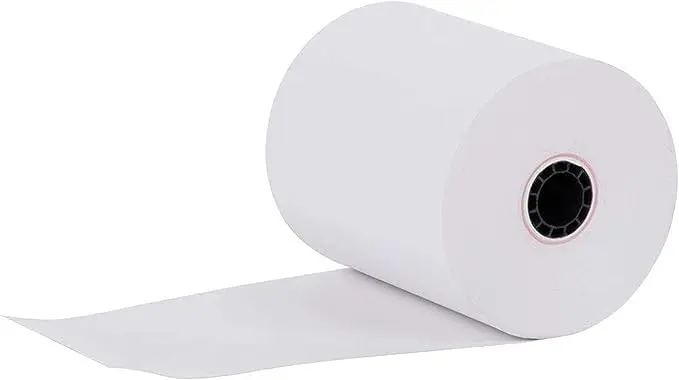 

10 Rolls 3" x 150' 1 Ply Bond Non-Thermal Kitchen Printer Paper for POS Receipt Cash Register