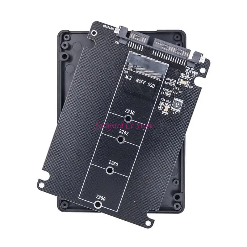 N3UC Reliable and Stable M.2 NGFF to SATA3.0 Converter Card for DIY Enthusiasts
