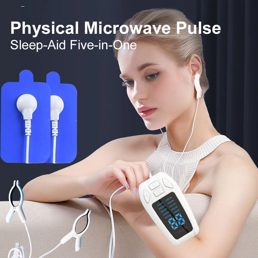

EMS Sleep Aid Device Insomnia Anxiety Depression Relief Sleep Assistance Microcurrent Massage Migraine Hypnosis Relax 10 Modes