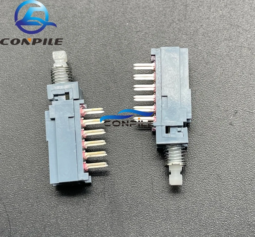 

2pcs Original key switch MPN-S4-A self-locking 4 knife 12pin piano 4way button with self locking