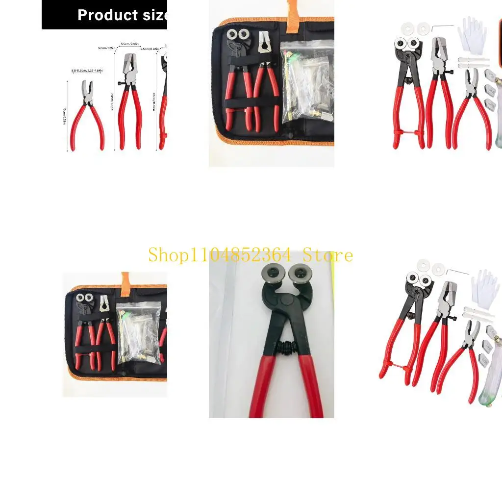 

652f 16pc Professional Glass Cutter Set для Mosaicss Art Durability Metal Construction