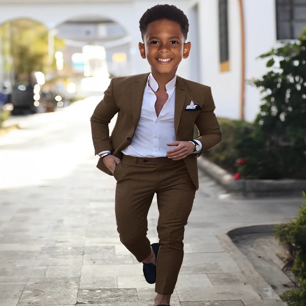 Traje de lino de verano para niños, conjunto de 2 piezas, chaqueta con  solapa de pico, pantalones, esmoquin de boda, traje personalizado de alta  calidad para niños / Ropa de niños, image size:1000x1000