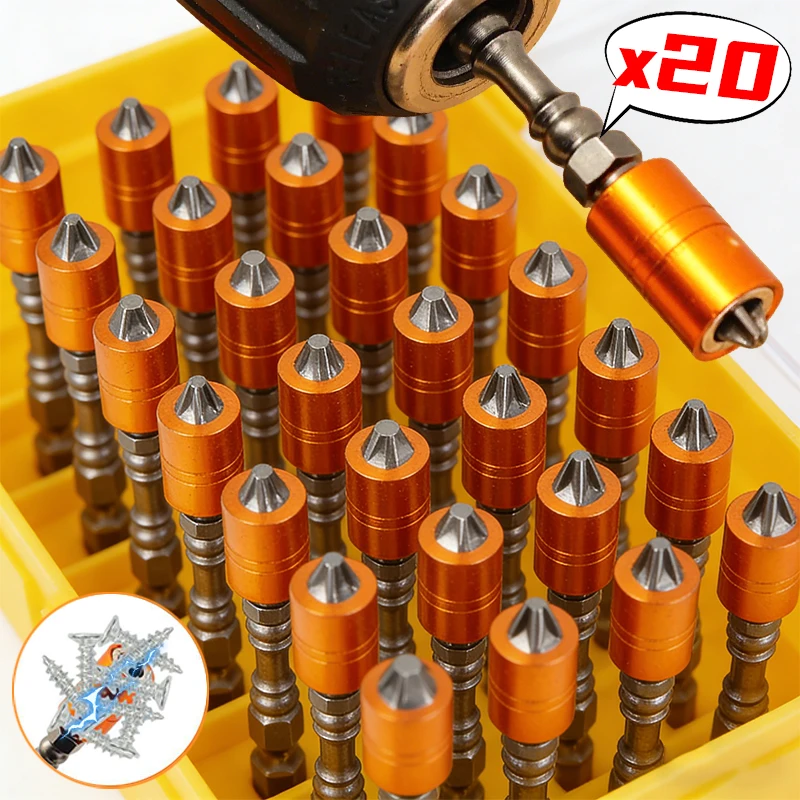 

Strong Magnetic Hex Shank Screwdriver Bit Plasterboard Drywall Screw Electric Screwdriver Bits Positioning Batch Head Phillips