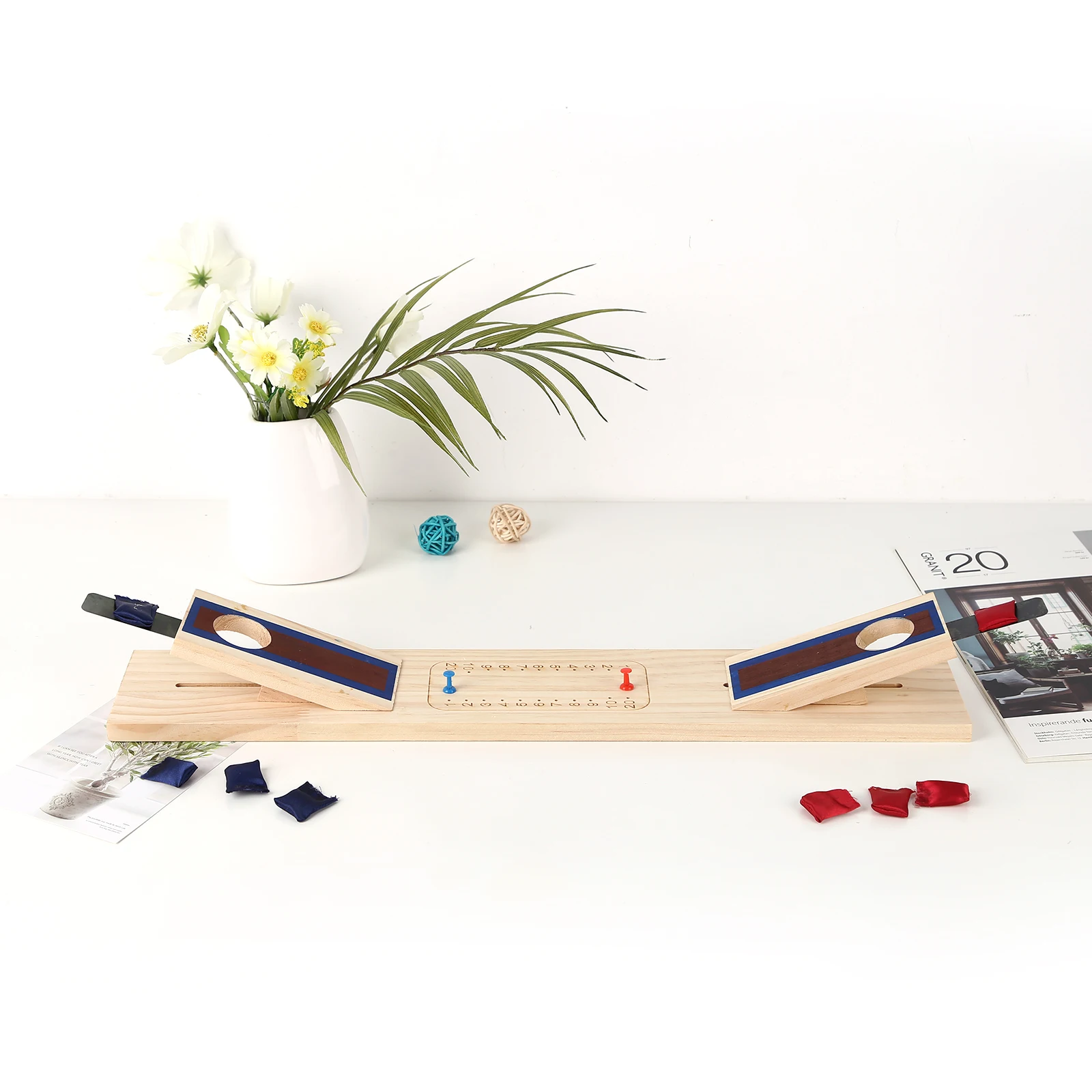 Classic Cornhole Set Includes Boards and 8 Bean Bags Fun Toss Game for Family