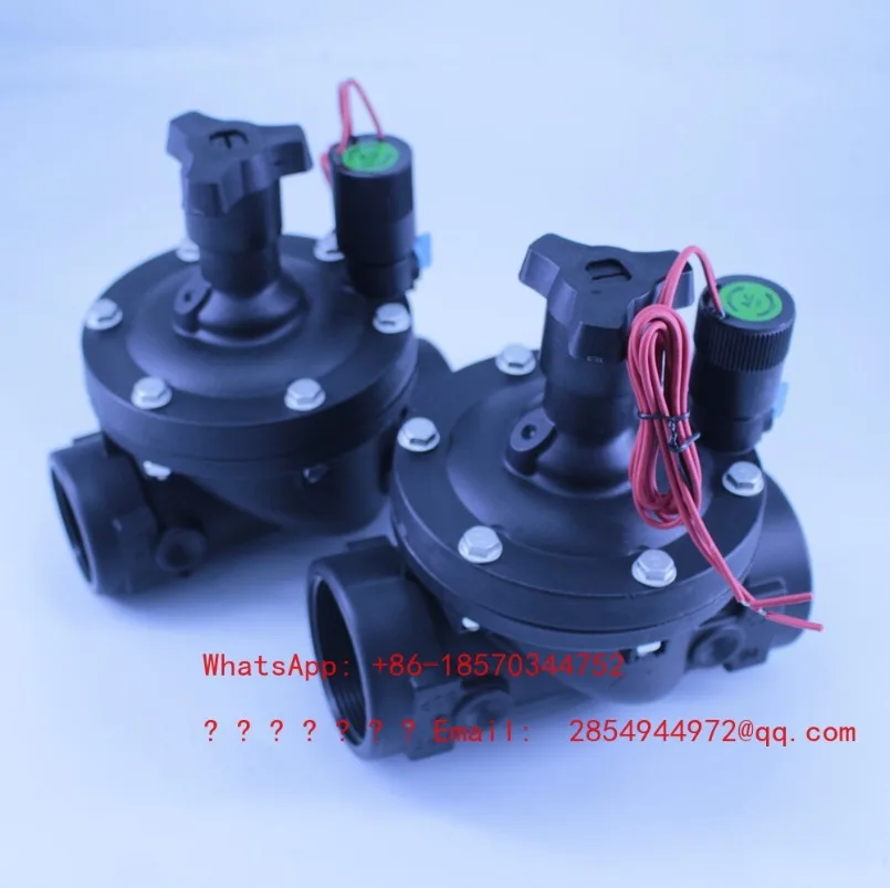 PGA/PGV Agricultural Garden Irrigation Solenoid Valve with Flow Adjustment Manual Switch Large Flow Low Voltage