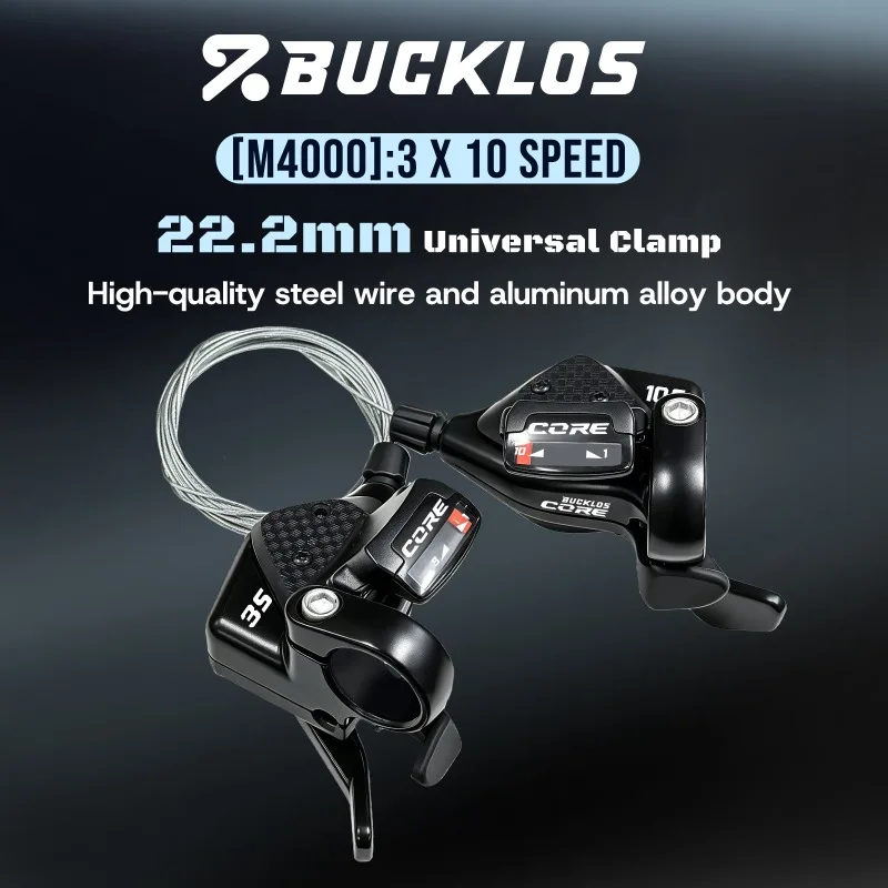 BUCKLOS Transmission Lever Flat Handle Road Vehicle Left 2s/ Right 11s/A Pair 2x11s For Road Bike Shifter Lever