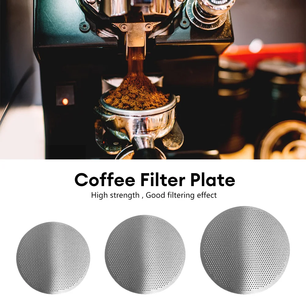 Reusable Coffee Filter Screen 58mm 53mm 51mm Metal For Espresso Coffee Machine Element Screen Heat Resistant Mesh Accessorie