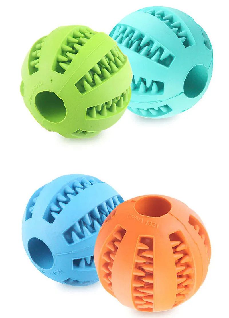 Hunde-Gummi-Leckball: Interaktiver Kau- und Zahnreinigungsball für Hunde – Trainings- und Langsam-Fressball für Haustiere – Detail 7