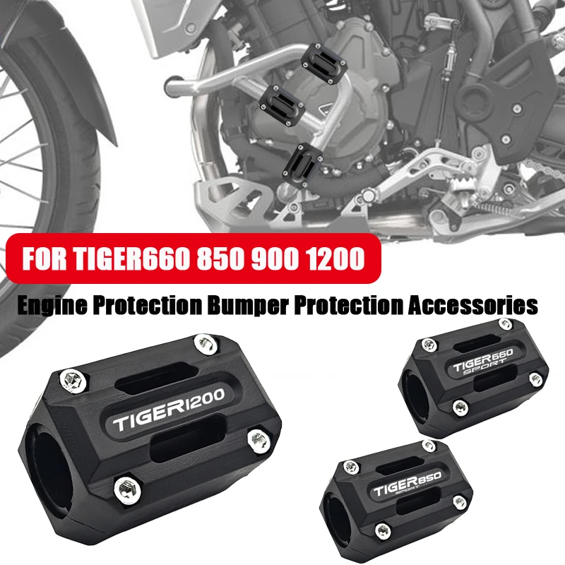 For Triumph Tiger 660 800 900 GT PRO Rally Explorer 1200 1200 XCA XC Engine Protection Bumper Protection Accessories 22 25 28MM