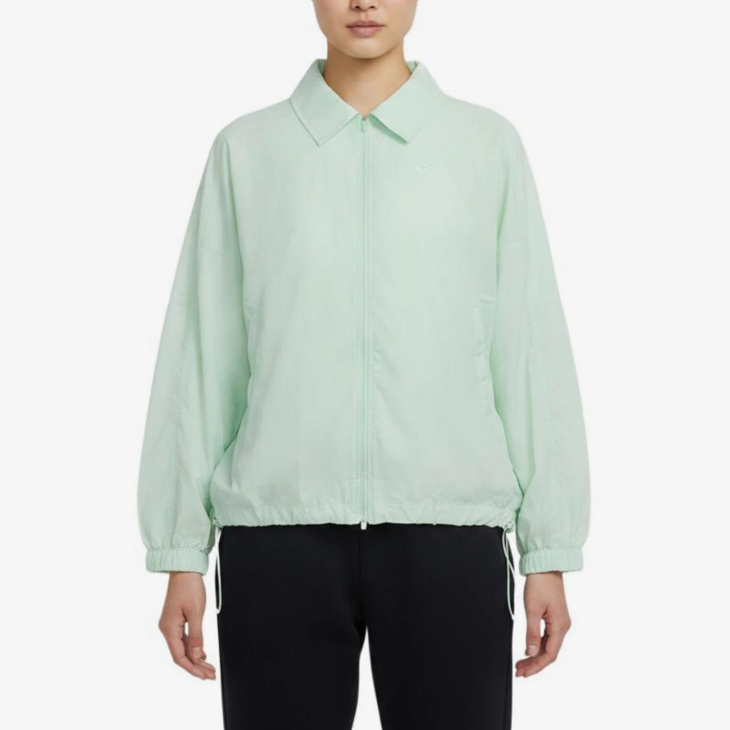 Nike genuine women's lapel zipper casual sports long sleeved jacket jacket IO1521-391