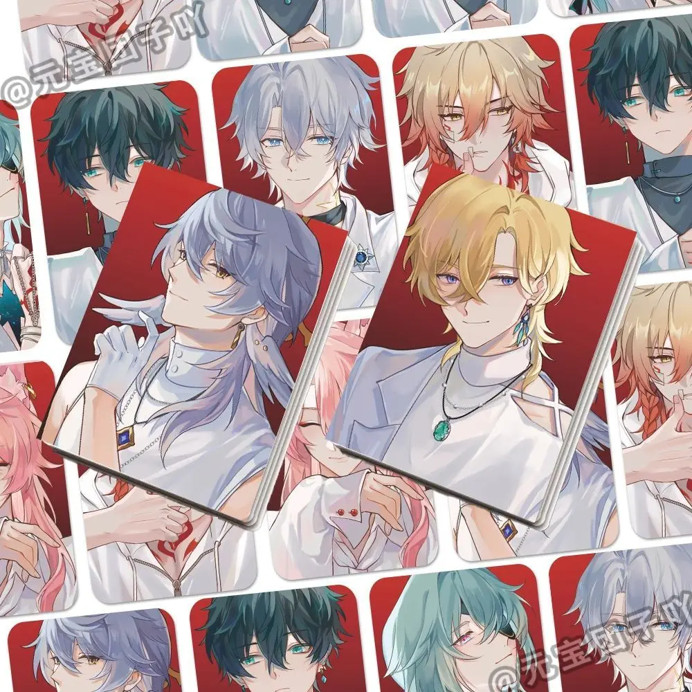 

8Pcs/Pack Game Merch Fans Collection Character Cards Phainon Mydei Anaxagoras Kakavasha Hyacine DanHeng Sunday