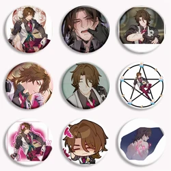 Game Honkai Star Rail Gallagher Button Pin Creative Ctue Game Character Brooch Badge Bag Coat Accessories Fans Friends Gift