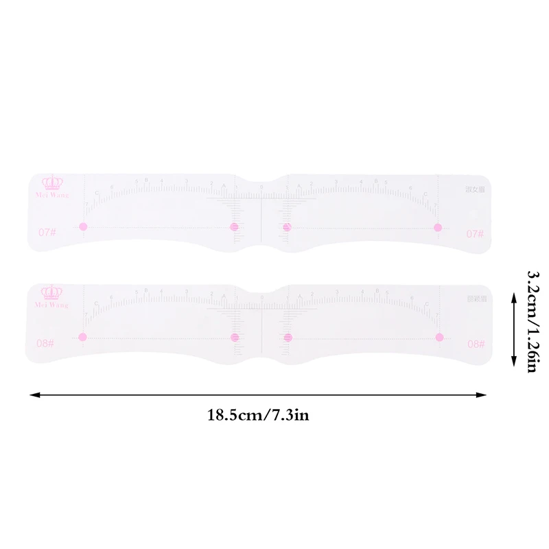 12 Stks/set Eendelige Wenkbrauwvormige Set Draagbare Plastic Wenkbrauw Stencilkaart Voor Vrouwen Spruw Model Wenkbrauw Tekengereedschappen