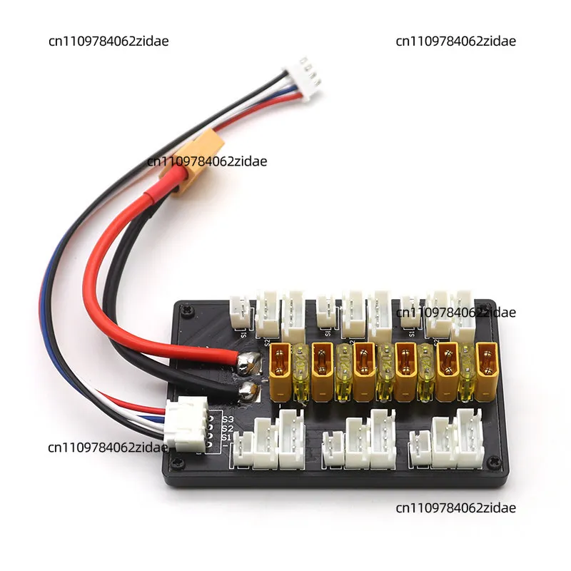 for XT30 Lipo Battery Parallel Charging Board 1S-3S 1 To 6 With XT60 & 4.0mm Banana Plug RC Charger Accessory