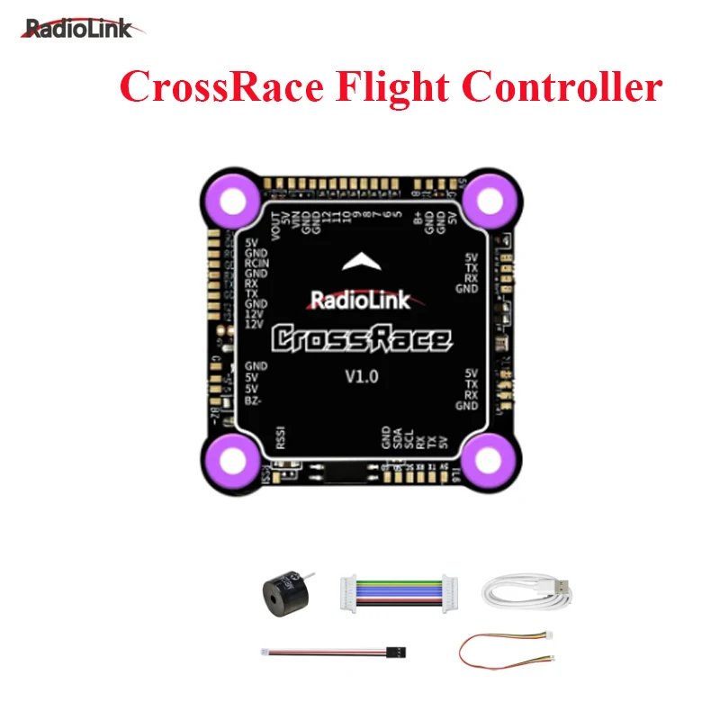 

Radiolink CrossRace Flight Controller 12CH Output OSD Integrated Compatible 4in1 ESC Plug and play 2-8 Axis Multirotor FPV Drone