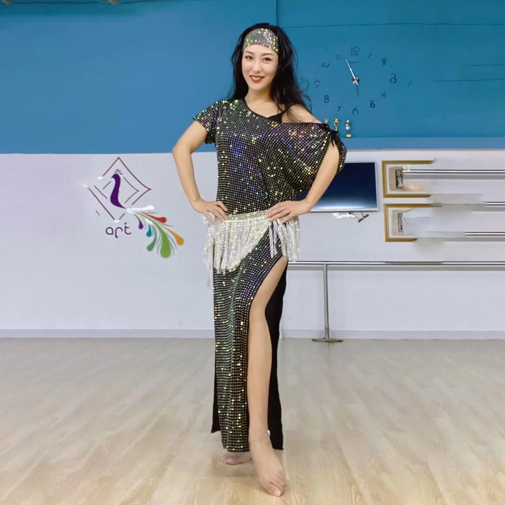 

3 шт., женская одежда для танца живота