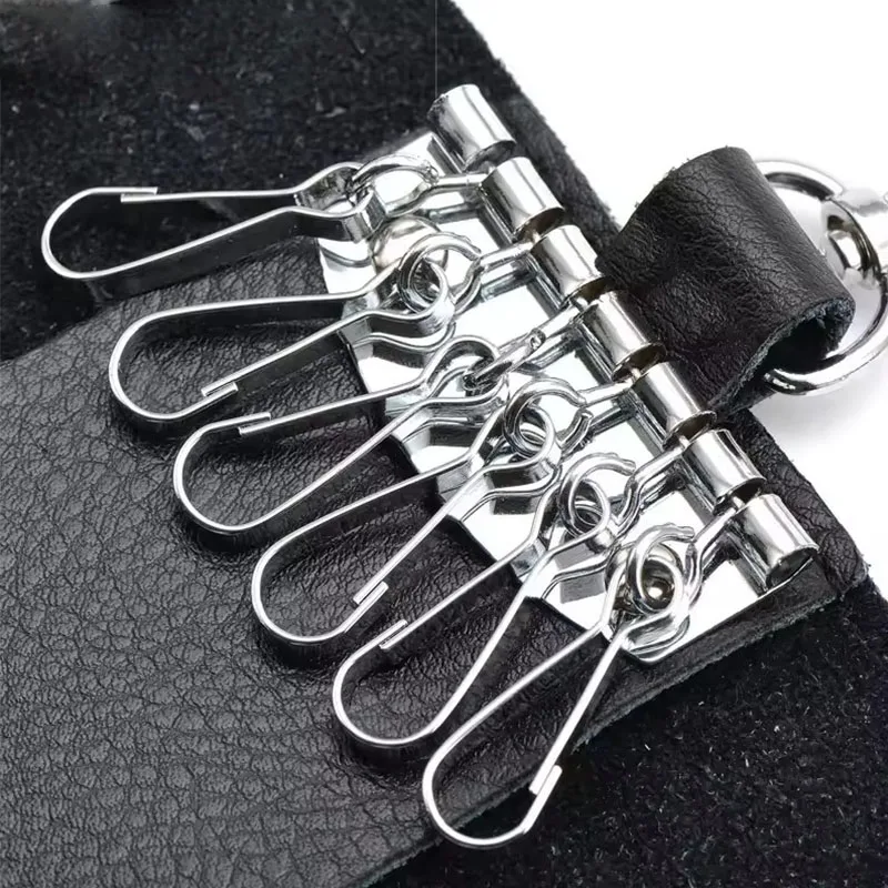 혼다 골드윙 1800 GL1800 골드 윙 GL1500 CT125 CB125 오토바이 스웨이드 가죽 키 케이스 메탈 훅 키링