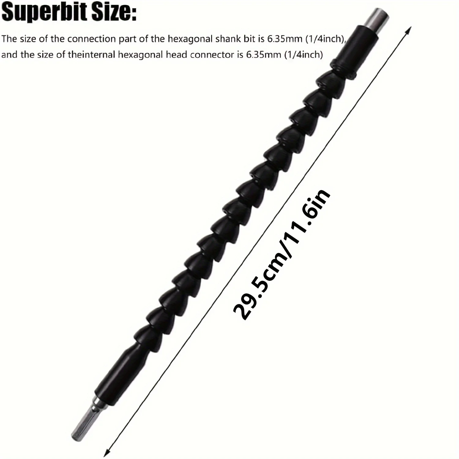 

Flexible Screwdriver Extension Flex Drill Bit Holder Hex Shaft Tip Soft For Electric Screw Driver Snake Adapter Connect Magnetic