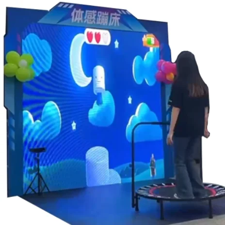Stacked Trampoline Game with Physical Sensation Interactive Games Event Games Carnival Games Event Props