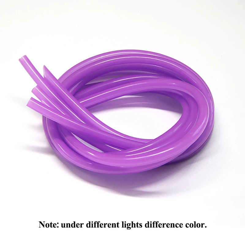 1~50m Purple Silicone Hose Dia 0.5 1 2 3 5 6 7 8 10mm Food Grade Rubber High Temperature Pipe Laboratory Aquarium Garden Tubing