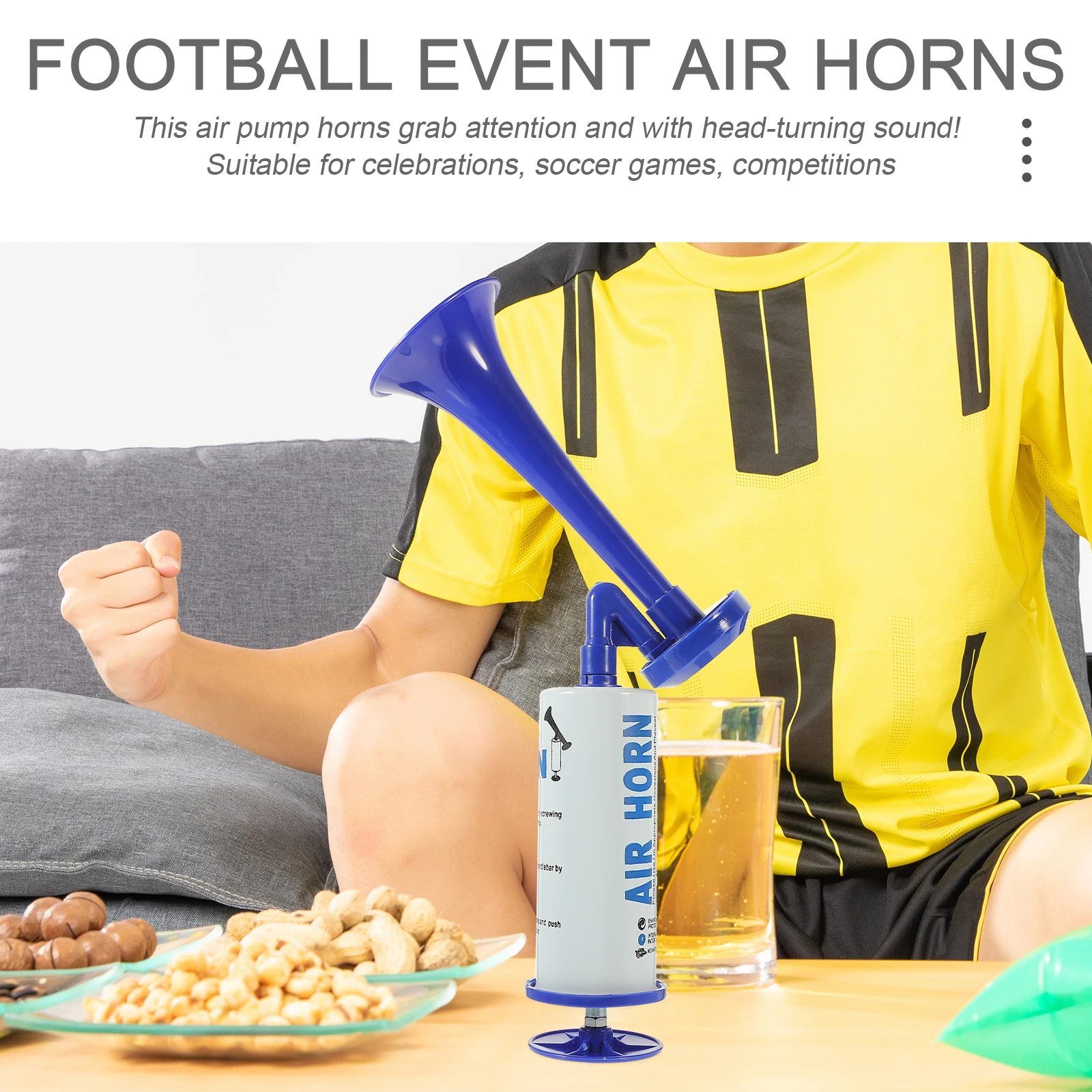 

Hand Horn For Sports Cheer Fans Party Prop Loud Noisemaker Fan Accessory Festival Wedding Birthday Event Tool